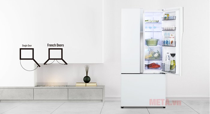 Tủ lạnh Panasonic NR-CY557GXVN 491 lít có thiết kế hiện đại