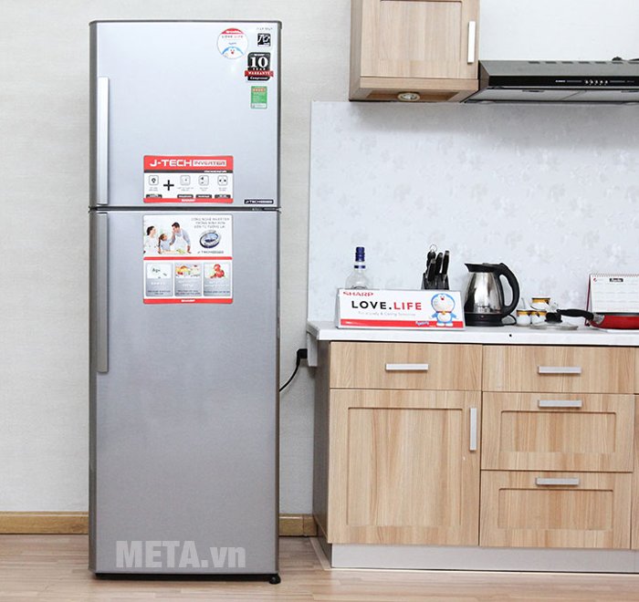 Tủ lạnh 342 lít Sharp SJ-X345E-MS được tích hợp công nghệ J-Tech Inverter giúp tiết kiệm năng lượng đến 35% Tủ lạnh 342 lít Sharp SJ-X345E-MS được tích hợp công nghệ J-Tech Inverter giúp tiết kiệm năng lượng đến 35%