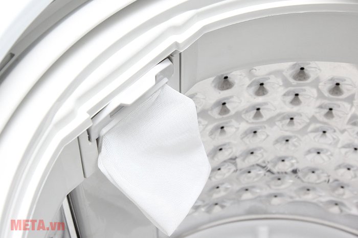 Máy giặt cửa trên 7kg Sharp ES-S700EV-W có bộ lọc chất cặn và xơ vải