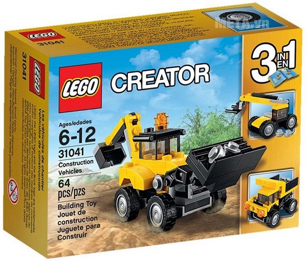 Hình ảnh của đồ chơi mô hình Lego Creator - Xe công trình xây dựng 31041