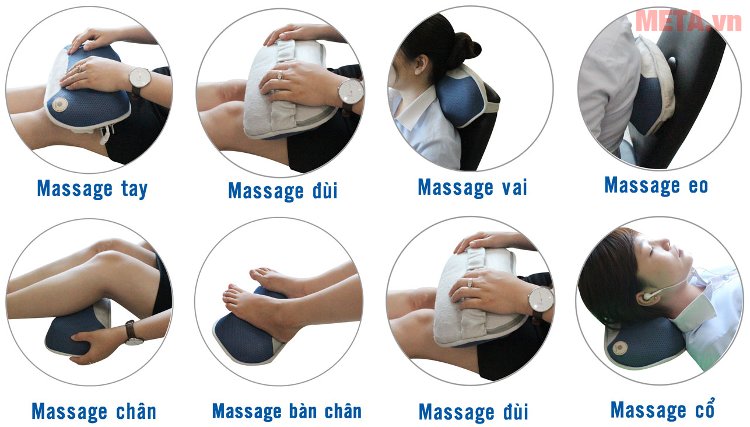 Tặng gối massage giúp vợ có những phút giây thư giãn