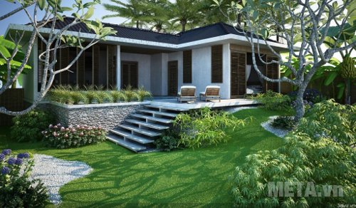 Nhà có nhiều cây luôn tạo cảm giác thoáng mát dù mất điện Nhà có nhiều cây luôn tạo cảm giác thoáng mát dù mất điện
