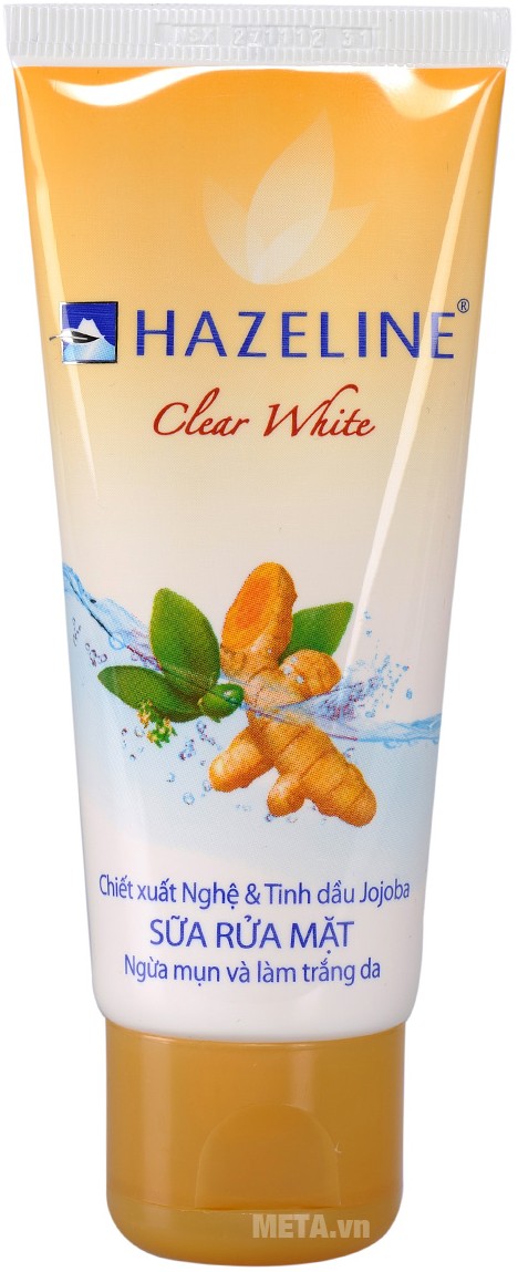 Sữa Rửa Mặt Hazeline Chiết Xuất Từ Nghệ 50g Giới Thiệu
