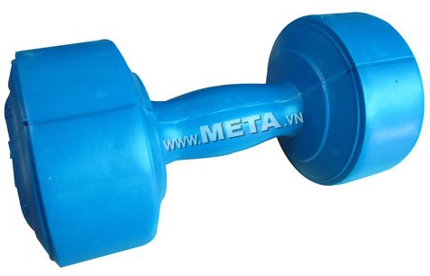 Tạ tay nhựa 3kg thích hợp cho nữ giới