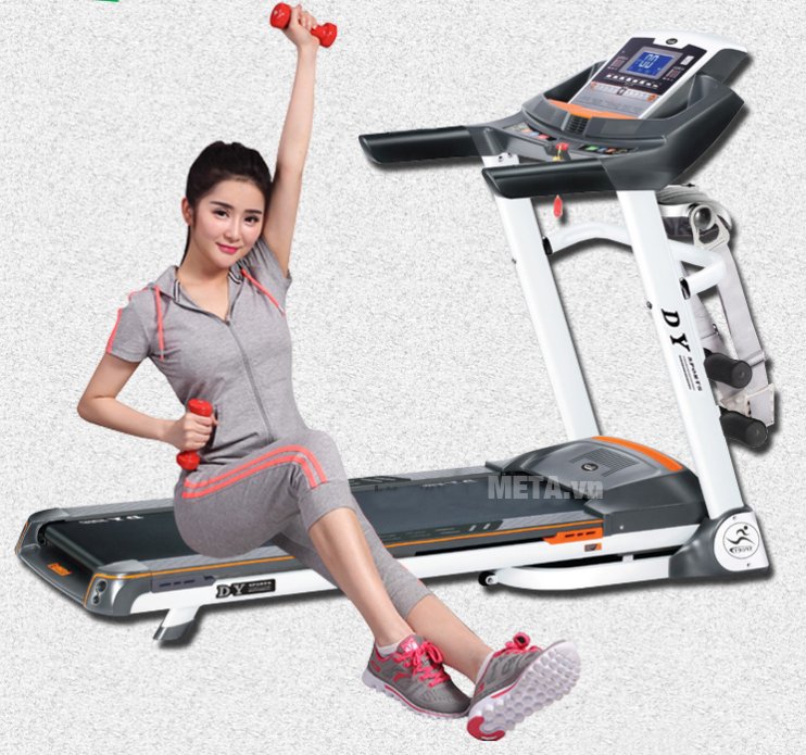 Máy chạy bộ điện đa chức năng DL-016S có tác dụng như một chiếc máy rung giúp đánh tan mỡ vùng bụng, đùi... hiệu quả 