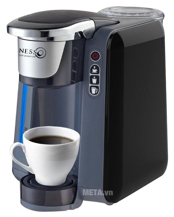 Máy pha cà phê viên nén Nessco K-cup có thể pha tối đa 50 viên/ngày. Máy pha cà phê viên nén Nessco K-cup có thể pha tối đa 50 viên/ngày.