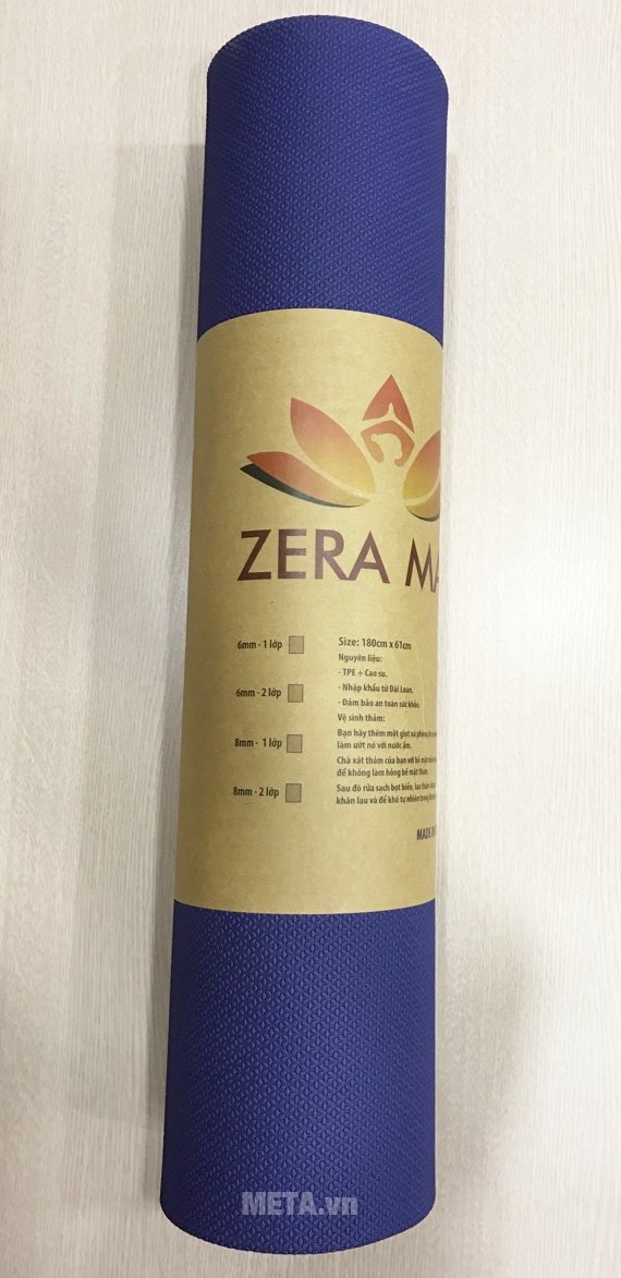 Thảm Yoga Zera Mat 8 ly có thiết kế đẹp mắt Thảm Yoga Zera Mat 8 ly có thiết kế đẹp mắt