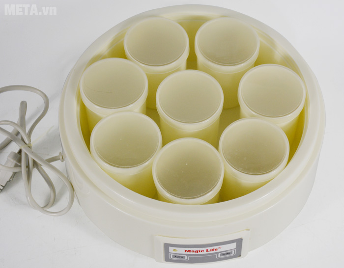 Máy làm sữa chua Magic Life ML-08 (MGC08) giữ nhiệt độ ủ luôn ổn định, cho chất lượng sữa chua tuyệt hảo Máy làm sữa chua Magic Life ML-08 (MGC08) giữ nhiệt độ ủ luôn ổn định, cho chất lượng sữa chua tuyệt hảo