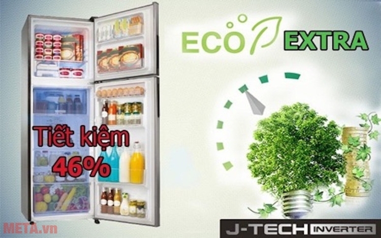Tủ lạnh Sharp J-TECH INVERTER SJ-X281E-DS 271L Tủ lạnh Sharp J-TECH INVERTER SJ-X281E-DS 271L