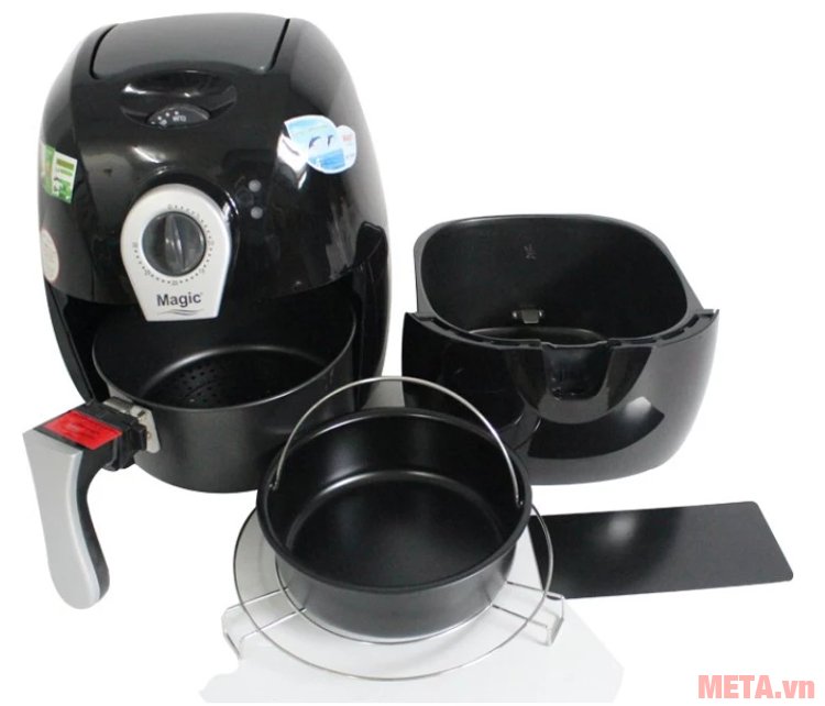 Với nồi chiên nướng Magic A71, bạn chỉ mất từ 12 - 18 phút để chiên nướng thực phẩm Với nồi chiên nướng Magic A71, bạn chỉ mất từ 12 - 18 phút để chiên nướng thực phẩm