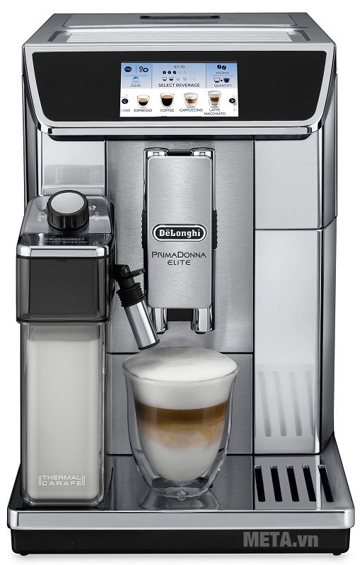 Máy pha cà phê tự động Delonghi ECAM650.75.MS có thiết kế tiện lợi 