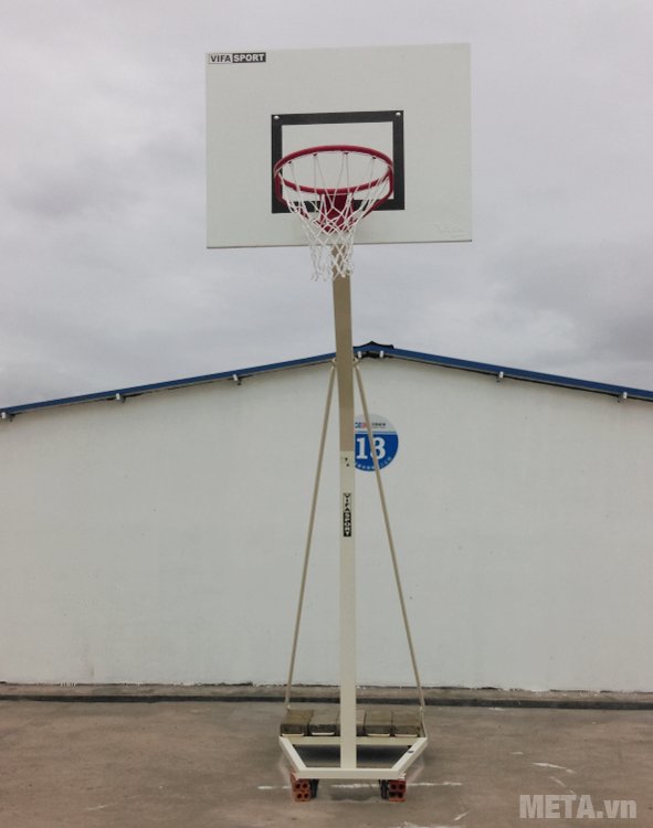 Trụ bóng rổ trường học 801829 có độ cao vành rổ tới 3.050mm