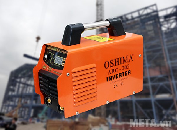 Máy hàn Oshima ARC 205 có phạm vi điều chỉnh dòng hàn: 10A - 200A Máy hàn Oshima ARC 205 có phạm vi điều chỉnh dòng hàn: 10A - 200A
