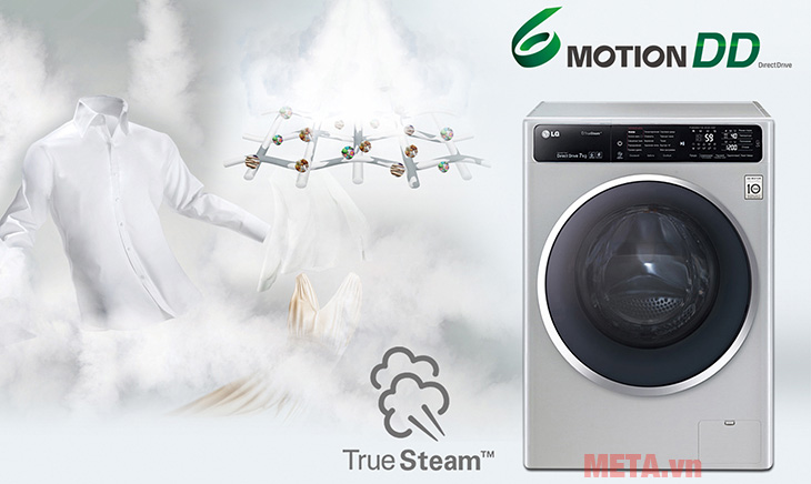Bạn có thể sử dụng chương trình giặt nóng để vệ sinh máy giặt