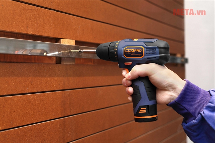 Máy khoan pin Maxpro MPCD12VDQFLi/2 12V - Giới thiệu