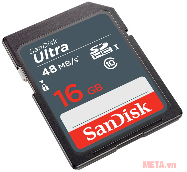 Thẻ nhớ máy ảnh 16GB Sandisk Ultra SDSDUNB-016G-GN3IN C10 UHS-I