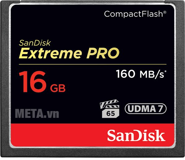 Thẻ nhớ máy ảnh 16GB SanDisk CF Extreme Pro SDCFXPS-016G-X46
