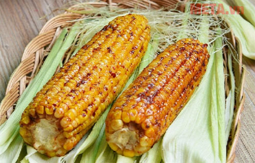 Bắp chiên với nồi chiên không dầu Bắp chiên với nồi chiên không dầu