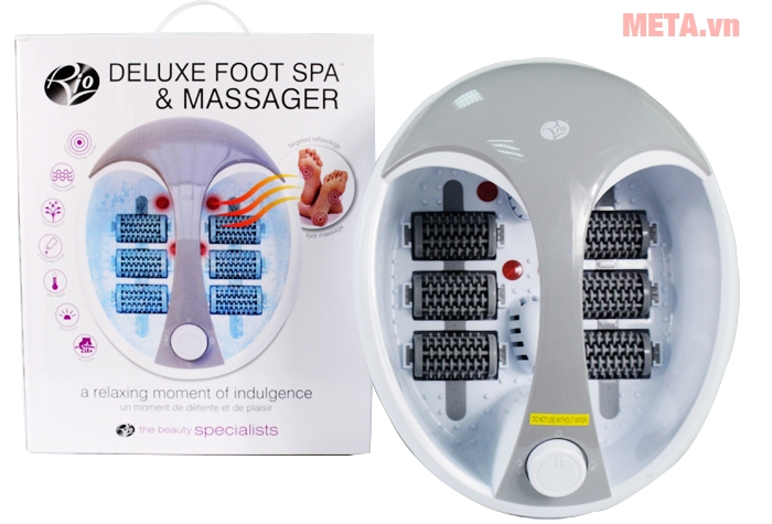 Bồn ngâm chân Rio FTBH có chế độ massage rung cực mạnh Bồn ngâm chân
