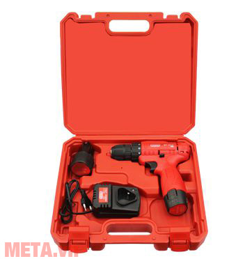 Máy khoan pin Oshima KP12 TD 12V màu đỏ Oshima KP12 TD 12V