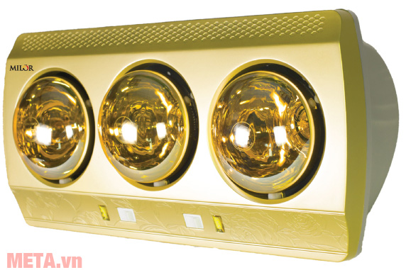Đèn sưởi nhà tắm 3 bóng Milor ML6003 Đèn sưởi nhà tắm 3 bóng Milor ML6003