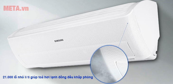  Công nghệ Wind-Free của Sam Sung giúp làm mát đều khắp phòng