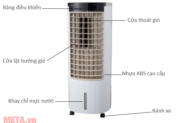 Máy làm mát cao cấp FujiE AC-17C có cấu tạo đơn giản Cấu tạo máy làm mát