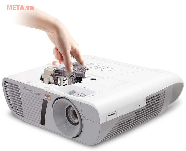 Đèn máy chiếu có tuổi thọ cao, dễ dàng thay thế Máy chiếu HD