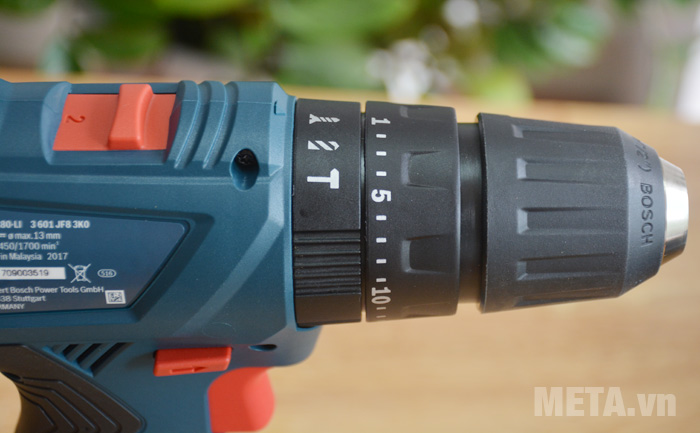 Bosch GSB 180-LI có chế độ búa Bosch GSB 180-LI
