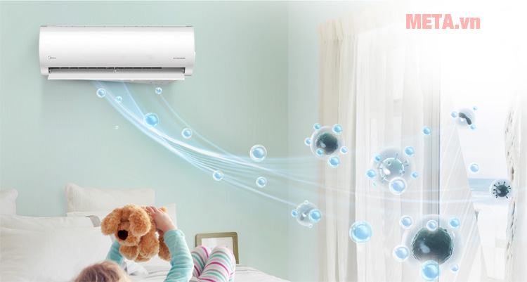 Điều hòa 2 chiều Midea MSMA-10HRN1 10.000 BTU