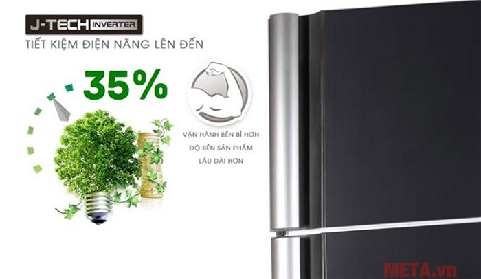 Tủ lạnh công nghệ J-Tech Inverter có khả năng tiết kiệm điện năng đến 35% Tủ lạnh công nghệ J-Tech Inverter có khả năng tiết kiệm điện năng đến 35%