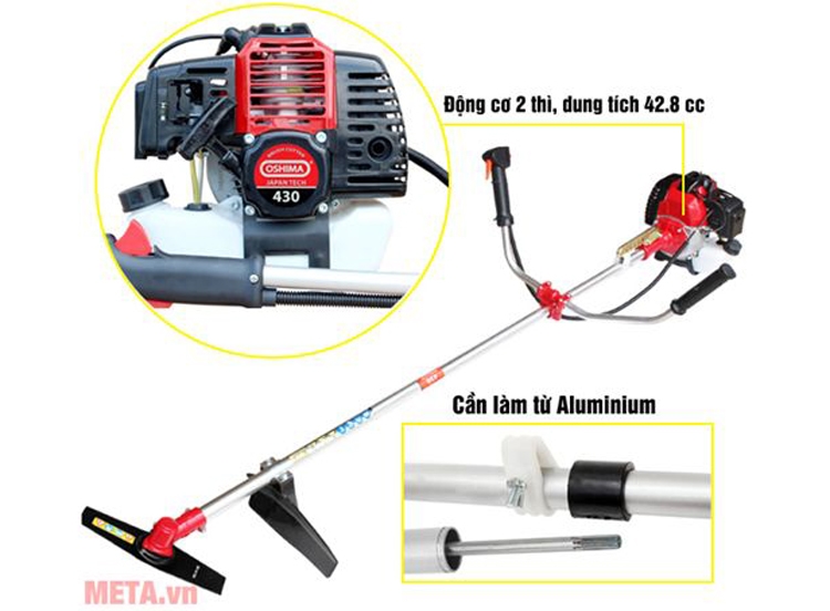 Máy cắt cỏ Oshima 430 Máy cắt cỏ Oshima 430