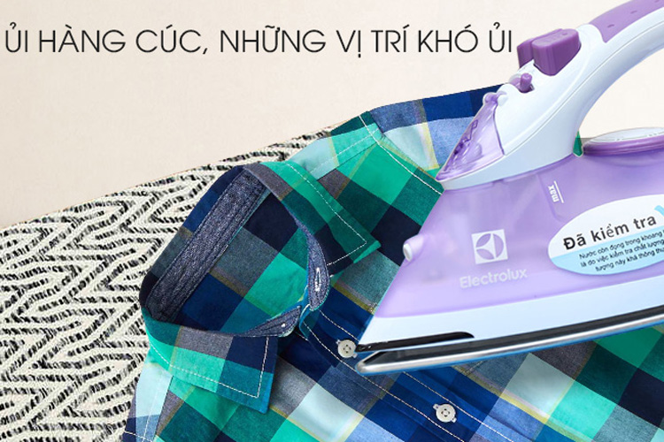 Thiết kế rãnh cúc dễ dàng là ủi ở những vị trí khó