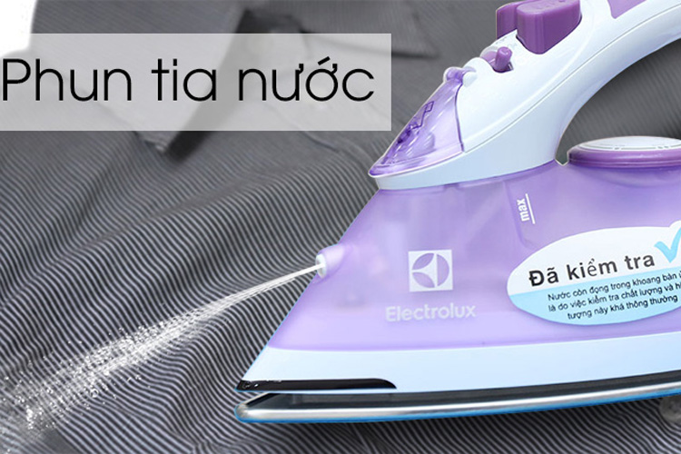 Tia nước phun nhẹ nhàng