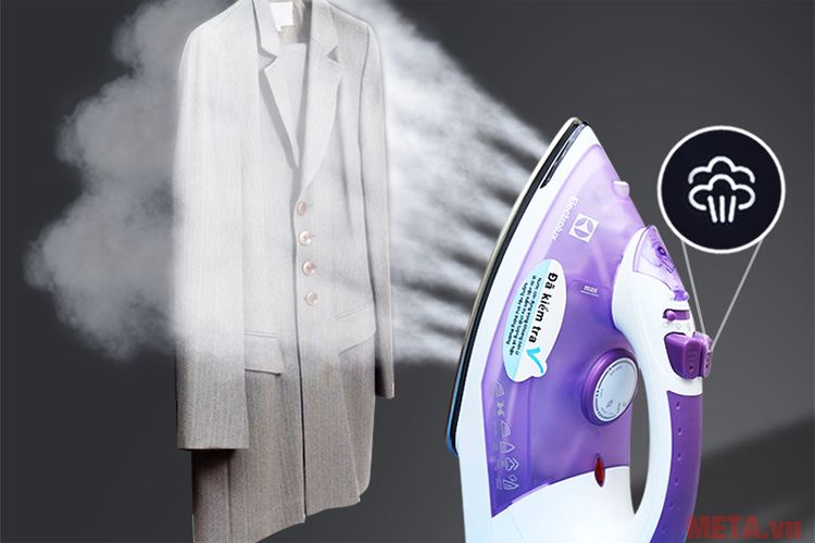 Bàn là có chế độ phun hơi thẳng đứng