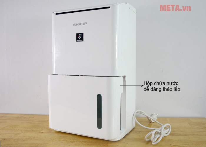 Top máy hút ẩm gia đình tốt nhất cho mùa mưa nồm Máy lọc không khí và hút ẩm SHARP DW-D12A-W (25m2)