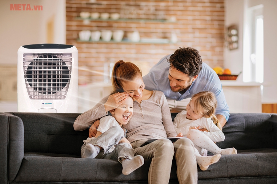 Top sản phẩm làm sạch không khí cho gia đình Máy làm mát có tác dụng lọc không khí giúp diệt vi khuẩn