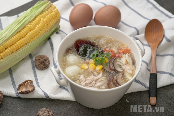 Thành phẩm món súp cua Thành phẩm món súp cua