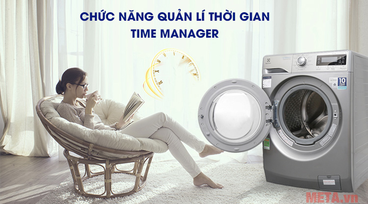  Bạn có thể chủ động lựa chọn thời gian giặt phù hợp