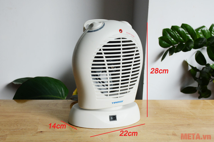 Cách sử dụng quạt sưởi tại văn phòng an toàn nhất Quạt sưởi hai chiều Tiross TS-944