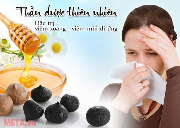 Tỏi đen ngâm mật ong - bài thuốc quý trị mọi căn bệnh Trị viêm xoang