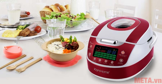 Nấu cơm bằng nồi cơm điện tử ngon hơn
