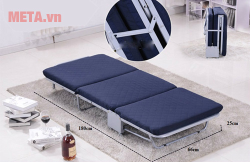 Giường gấp nâng đầu ba khúc GB65 (NKT 650) Giường gấp nâng đầu ba khúc GB65 (NKT 650)