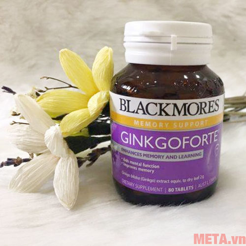 Blackmores Ginkgoforte phù hợp dành cho người làm việc trí óc, căng thẳng