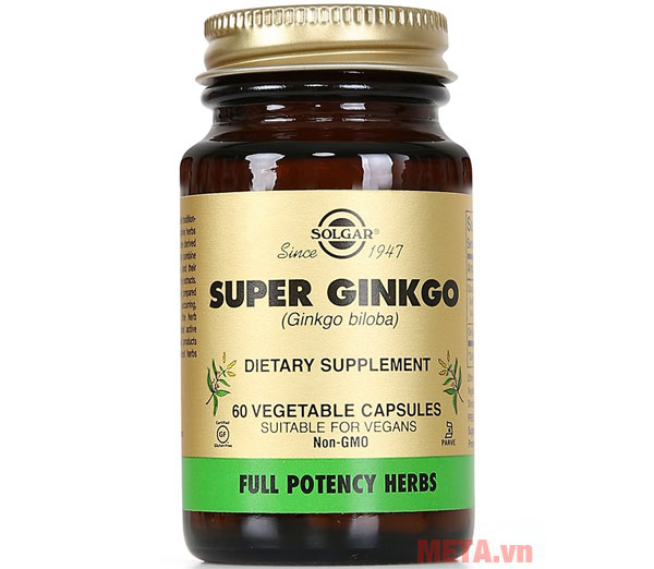 Super Ginkgo Solgar (60 viên)