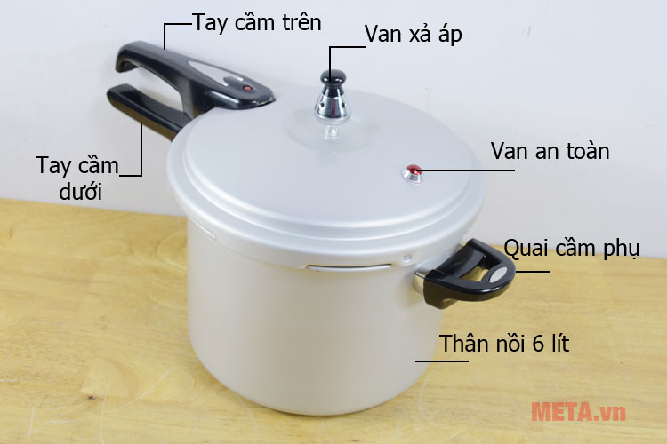 nồi áp suất cơ cho bếp từ nồi áp suất cơ