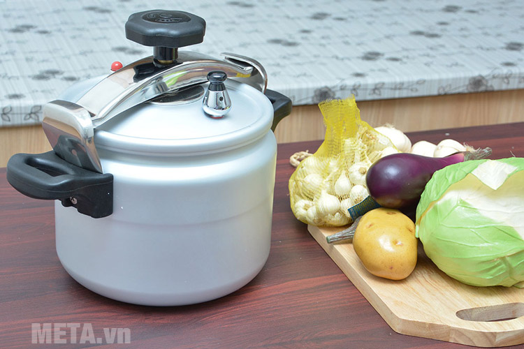 Nồi áp suất 2 tay cầm Supor YG24 có đường kính 24cm Nồi áp suất cơ 24cm