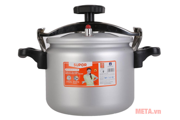 Nồi áp suất 2 tay cầm Supor YG24 màu bạc Supor YG24