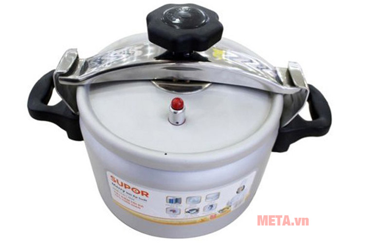 Nồi áp suất 2 tay cầm Supor YG24 có van an toàn Van an toàn của nồi áp suất