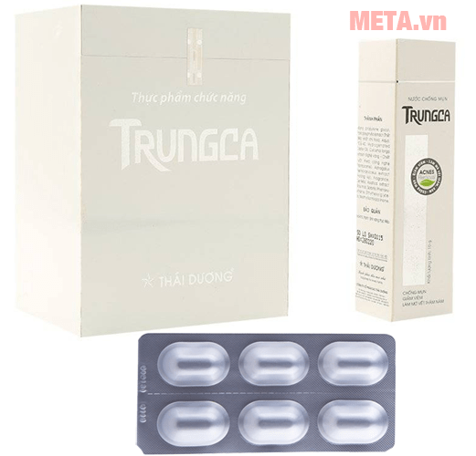 Học ngay những cách loại bỏ mụn trứng cá tại nhà Combo nước chống mụn trứng cá (10g) + Viên uống Trungca (Hộp 60 viên)